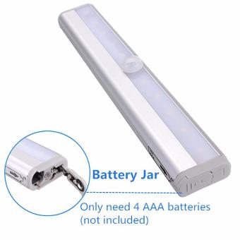 10 Super Bright LED PIR Sensor Portable Wireless Wall ClosetCabinet Night Light/Stairs Light/Drawer/the Wardrobe Light WithMagnetic Strip Stick-on Anywhere Operated - Intl June 2018 - 5 10 Super Bright LED PIR Sensor Portable Wireless Wall ClosetCabinet Night Light/Stairs Light/Drawer/the wardrobe Light withMagnetic Strip Stick-on Anywhere Operated - intl - 5