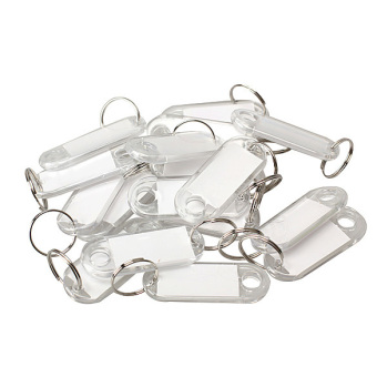 100 Pcs Colorful Clear Plastic Key Tags ID Label With Key Chain TagCard Split Ring (Intl) June 2018 - 5 100 Pcs Colorful Clear Plastic Key Tags ID Label with Key Chain TagCard Split Ring (Intl) - 5