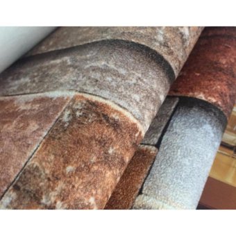 10*0.53m Wallpaper 3D PVC Brick Pattern Wall Art Home Decor TV WallEco-friendly Wall Paper Mural For Cafe Restaurant Living Room -intl June 2018 - 4 10*0.53m Wallpaper 3D PVC Brick Pattern Wall Art Home Decor TV WallEco-friendly Wall Paper Mural for Cafe Restaurant Living Room -intl - 4