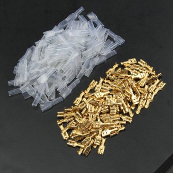 100Pcs Copper 4.8mm Female Spade Crimp Terminals 22~16AWG 0.5mm Thickness - Intl July 2018 - 2 100Pcs Copper 4.8mm Female Spade Crimp Terminals 22~16AWG 0.5mm Thickness - intl - 2