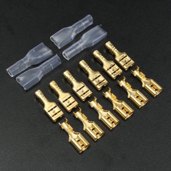 100Pcs Copper 4.8mm Female Spade Crimp Terminals 22~16AWG 0.5mm Thickness - Intl July 2018 - 3 100Pcs Copper 4.8mm Female Spade Crimp Terminals 22~16AWG 0.5mm Thickness - intl - 3