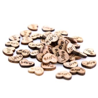 100pcs Rustic Wedding Guest Book Wooden Heart Shapes Embellishments- Intl June 2018 - 5 100pcs Rustic Wedding Guest Book Wooden Heart Shapes Embellishments- intl - 5