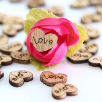 100pcs Rustic Wedding Guest Book Wooden Heart Shapes Embellishments- Intl June 2018 - 3 100pcs Rustic Wedding Guest Book Wooden Heart Shapes Embellishments- intl - 3