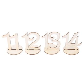 10pcs/Set Wooden Table Numbers Sign Stand Holder For Wedding Party Decor - Intl June 2018 - 2 10pcs/Set Wooden Table Numbers Sign Stand Holder for Wedding Party Decor - intl - 2