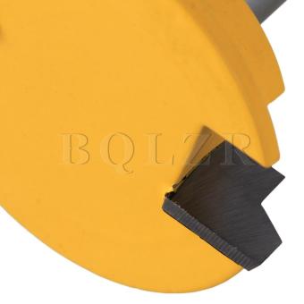 1/2Inch Tenon Woodwork Cutter Front Joint Router Bit Silver &Yellow June 2018 - 4 1/2Inch Tenon Woodwork Cutter Front Joint Router Bit Silver &Yellow - 4