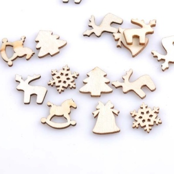 150pcs 20mm Plain Natural Wood Hanging Ornaments DIY Wooden CraftsChristmas Decoration By LuckyG - Intl July 2018 - 2 150pcs 20mm Plain Natural Wood Hanging Ornaments DIY Wooden CraftsChristmas Decoration by LuckyG - intl - 2
