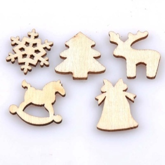 150pcs 20mm Plain Natural Wood Hanging Ornaments DIY Wooden CraftsChristmas Decoration By LuckyG - Intl July 2018 - 3 150pcs 20mm Plain Natural Wood Hanging Ornaments DIY Wooden CraftsChristmas Decoration by LuckyG - intl - 3