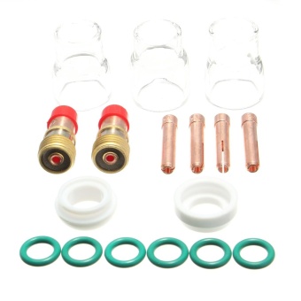 17pcs 1.6mm TIG Welding Stubby Gas Lens Collet Body Torch For WP-17/18/26 Series - Intl June 2018 - 5 17pcs 1.6mm TIG Welding Stubby Gas Lens Collet Body Torch For WP-17/18/26 Series - intl - 5