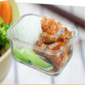 1PCS High Quality Tempered Glass Food Container Transparent FoodStorage Container Box - 1050ML - Intl June 2018 - 2 1PCS High Quality Tempered Glass Food Container Transparent FoodStorage Container Box - 1050ML - intl - 2
