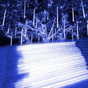 20 Cm Meteor Shower Rain Light Tubes Christmas Lights (White) June 2018 - 2 20 cm Meteor Shower Rain Light Tubes Christmas Lights (White) - 2