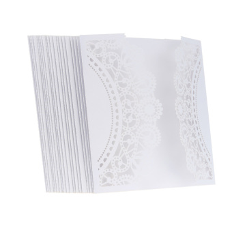 20 Pcs White Laser Cut Wedding Celebration Birthday Party Invitation Card May 2018 - 3 20 pcs White Laser Cut Wedding Celebration Birthday Party Invitation Card - 3