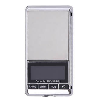 200g X 0.01g Mini LCD Digital Scale Portable Electronic PocketScales Diamond Balance Jewelry Weighing Tools - Intl June 2018 - 2 200g x 0.01g Mini LCD Digital Scale Portable Electronic PocketScales Diamond Balance Jewelry Weighing Tools - intl - 2