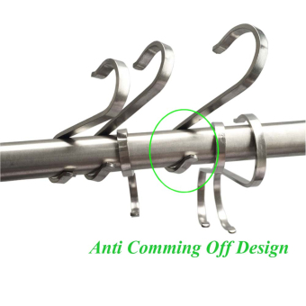 20pcs S Shaped Hanging Hooks Brushed Stainless Steel Scarf KitchenHooks For Bathroom Bedroom Office - Intl June 2018 - 3 20pcs S Shaped Hanging Hooks Brushed Stainless Steel Scarf KitchenHooks for Bathroom Bedroom Office - Intl - 3