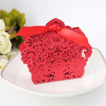 20sets Wedding Favors Red Elegant Lace Design Wedding/Events/Party/Special Occasion Paper Favor Box With Ribbon Gift Box June 2018 - 4 20sets Wedding favors Red Elegant Lace Design Wedding/Events/Party/Special Occasion Paper Favor Box with Ribbon Gift Box - 4