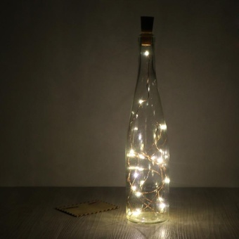 2M 20LED Wine Bottle Light Cork Shape Battery Copper Wire StringLights For Bottle Wedding,DIY,Christmas And Party - Intl June 2018 - 4 2M 20LED Wine Bottle Light Cork Shape Battery Copper Wire StringLights for Bottle Wedding,DIY,Christmas and Party - intl - 4