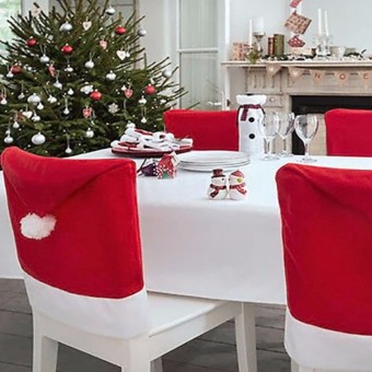 2PCS 6x Christmas Chairs Back Cover Dinner Table Santa Hat Home Party Xmas Decor Gift - Intl May 2018 - 4 2PCS 6x Christmas Chairs Back Cover Dinner Table Santa Hat Home Party Xmas Decor Gift - intl - 4