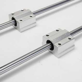 2Pcs 8mm 400mm Linear Shaft Rod Rail Kit W/ Bearing Block For 3D Printer CNC - Intl June 2018 - 4 2Pcs 8mm 400mm Linear Shaft Rod Rail Kit W/ Bearing Block For 3D Printer CNC - intl - 4