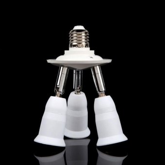 3 In 1 Adjustable E27 Base Light Lamp Bulb Adapter Holder Socket Splitter - Intl June 2018 - 3 3 in 1 Adjustable E27 Base Light Lamp Bulb Adapter Holder Socket Splitter - intl - 3