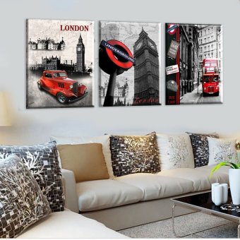 3 Piece Hot Sell Modern Wall Painting London City Scenery HomeDecorative Art Picture Paint On Canvas Prints(No Frame) July 2018 - 3 3 Piece Hot Sell Modern Wall Painting London city scenery HomeDecorative Art Picture Paint on Canvas Prints(No frame) - 3