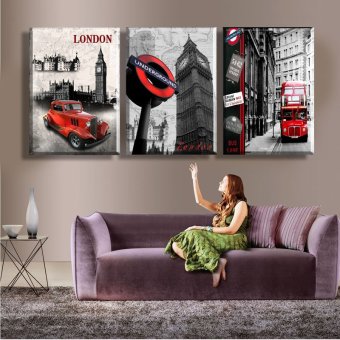 3 Piece Hot Sell Modern Wall Painting London City Scenery HomeDecorative Art Picture Paint On Canvas Prints(No Frame) July 2018 - 2 3 Piece Hot Sell Modern Wall Painting London city scenery HomeDecorative Art Picture Paint on Canvas Prints(No frame) - 2