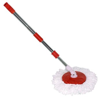 360 Easy Magic Floor Spin Mop Microfiber Rotating Head (Red) June 2018 - 5 360 Easy Magic Floor Spin Mop Microfiber Rotating Head (Red) - 5