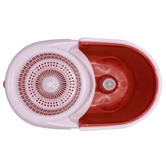 360 Easy Magic Floor Spin Mop Microfiber Rotating Head (Red) June 2018 - 4 360 Easy Magic Floor Spin Mop Microfiber Rotating Head (Red) - 4