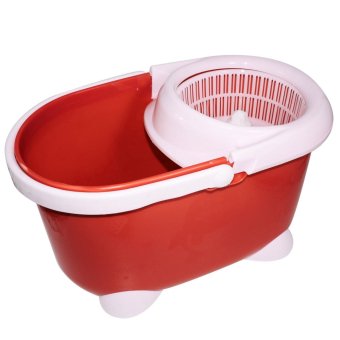 360 Easy Magic Floor Spin Mop Microfiber Rotating Head (Red) June 2018 - 3 360 Easy Magic Floor Spin Mop Microfiber Rotating Head (Red) - 3