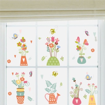 3d Vivid Nature Plant Flower Butterfly Window PVC Wall Sticker Home Decor Decoration DIY Home Wall Decals Sticker - Intl June 2018 - 2 3d Vivid Nature Plant Flower Butterfly Window PVC Wall Sticker Home Decor Decoration DIY Home Wall Decals sticker - intl - 2