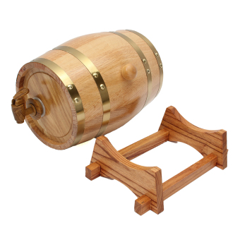 3L Vintage Wood Oak Timber Wine Barrel For Beer Whiskey Rum Port Keg Storage - Intl April 2018 - 3 3L Vintage Wood Oak Timber Wine Barrel For Beer Whiskey Rum Port Keg Storage - intl - 3