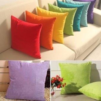 45cm X 45cm Cushion Cover Bed Sofa Throw Pillow Case Color:Coffee -intl June 2018 - 2 45cm x 45cm Cushion Cover Bed Sofa Throw Pillow Case color:Coffee -intl - 2
