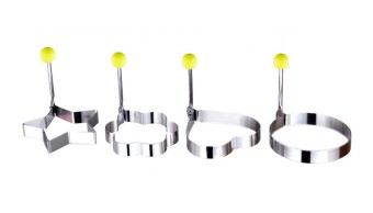 4pcs/set Stainless Steel 4 Kind Shaped Cooking Tools Fried EggPancake Ring Mould Shaper June 2018 - 2 4pcs/set Stainless Steel 4 Kind Shaped Cooking Tools Fried EggPancake Ring Mould Shaper - 2
