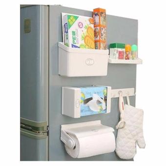 5 In 1 Multipurpose Magnetic Refrigerator Shelf (White) June 2018 - 2 5 in 1 Multipurpose Magnetic Refrigerator Shelf (White) - 2