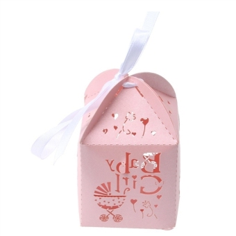 50pcs Paper Candy Sweets Gift Bonboniere Cardboard Boxes Wedding Favors (Pink) June 2018 - 2 50pcs Paper Candy Sweets Gift Bonboniere Cardboard Boxes Wedding Favors (Pink) - 2