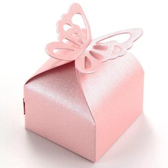 50pcs Pink Butterfly Decoration Vintage DIY Wedding Party Decoration Candy Boxes Baptism Birth Rose June 2018 - 3 50pcs Pink Butterfly Decoration Vintage DIY Wedding Party Decoration Candy Boxes Baptism Birth Rose - 3