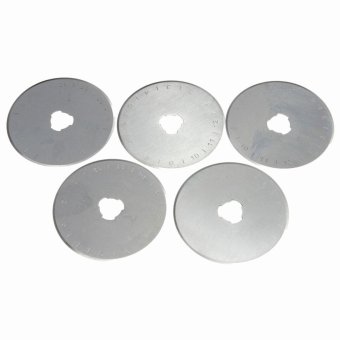 5PCS Cutting Blade + 45mm Rotary Cutter For Fabric Craft Sewing Quilting Tool - Intl June 2018 - 5 5PCS Cutting Blade + 45mm Rotary Cutter for Fabric Craft Sewing Quilting Tool - intl - 5