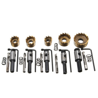 5PCS HSS Drill Bit Hole Saw Tooth Set Stainless Steel Metal Alloy Cutter 16-30mm - Intl June 2018 - 5 5PCS HSS Drill Bit Hole Saw Tooth Set Stainless Steel Metal Alloy Cutter 16-30mm - intl - 5