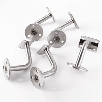 5Pcs Wholesale Lot Stainless Steel Stair Railing Handrail SupportMount Brackets June 2018 - 3 5Pcs Wholesale Lot Stainless Steel Stair Railing Handrail SupportMount Brackets - 3