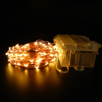6m 60 Leds 16.5Ft 8 Modes Waterproof Warm White Battery OperatedLED String Lights Fairy Lights Christmas Lights With Remote Control(Warm White) June 2018 - 2 6m 60 Leds 16.5Ft 8 Modes Waterproof Warm White Battery OperatedLED String Lights Fairy lights Christmas lights with Remote Control(Warm White) - 2
