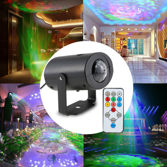 9W Mini RGBW Water Wave Ripple Effect Stage Light Speed Adjustable 7 Colors Lamp With IR Remote Support Static Color Auto-run RGB Flash For KTV Party Club Disco Pub Bar Banquet School Show Home Entertainment - Intl June 2018 - 3 9W Mini RGBW Water Wave Ripple Effect Stage Light Speed Adjustable 7 Colors Lamp with IR Remote Support Static Color Auto-run RGB Flash for KTV Party Club Disco Pub Bar Banquet School Show Home Entertainment - intl - 3
