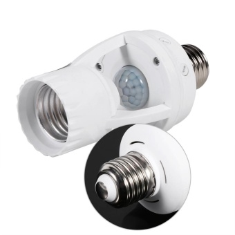 AC110-240V E27 Infrared Motion Sensor LED Lamp Bulb Light Socket With Adjustable Switch - Intl June 2018 - 2 AC110-240V E27 Infrared Motion Sensor LED Lamp Bulb Light Socket With Adjustable Switch - intl - 2