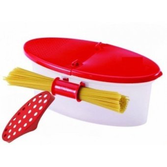 As Seen On TV Microwaveable Pasta Cooker/Strainer (Red) July 2018 - 2 As Seen on TV Microwaveable Pasta Cooker/Strainer (Red) - 2