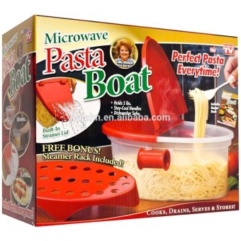 As Seen On TV Microwaveable Pasta Cooker/Strainer (Red) July 2018 - 3 As Seen on TV Microwaveable Pasta Cooker/Strainer (Red) - 3