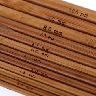 Bamboo Crochet Hook 12pcs/Set 12 Sizes 3mm-10mm Handcraft Tools Kit - Intl June 2018 - 4 Bamboo Crochet Hook 12pcs/Set 12 Sizes 3mm-10mm Handcraft Tools Kit - intl - 4