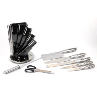 Bass Antibacterial 8-Piece Knife Set (Stainless Steel) June 2018 - 2 Bass Antibacterial 8-Piece Knife Set (Stainless Steel) - 2