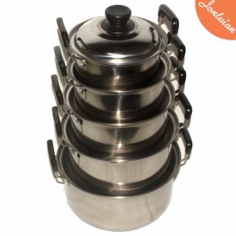 Best Selling Cooking Stock Pot Cookware Set Stainless Steel 5 Sets June 2018 - 3 Best Selling Cooking Stock Pot cookware set stainless steel 5 Sets - 3