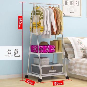 Big Bash Portable Stylish Clothes Garment Hat Rack (White) June 2018 - 2 Big Bash Portable Stylish Clothes Garment Hat Rack (White) - 2
