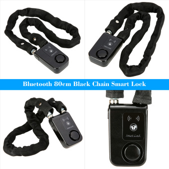 Bluetooth 80cm Black Chain Smart Lock Anti Theft Alarm KeylessPhone APP Control Lock - Intl April 2018 - 4 Bluetooth 80cm Black Chain Smart Lock Anti Theft Alarm KeylessPhone APP Control Lock - intl - 4