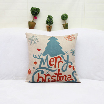 BolehDeals Merry Christmas Tree Cotton Linen Throw Pillow Case Cushion Cover Home Decor June 2018 - 2 BolehDeals Merry Christmas Tree Cotton Linen Throw Pillow Case Cushion Cover Home Decor - 2