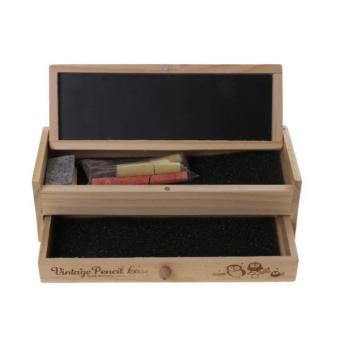 BolehDeals Multi-function Wooden Vintage Writing Case Pencil Box Pen Organizer Kid Gift - Intl July 2018 - 4 BolehDeals Multi-function Wooden Vintage Writing Case Pencil Box Pen Organizer Kid Gift - intl - 4