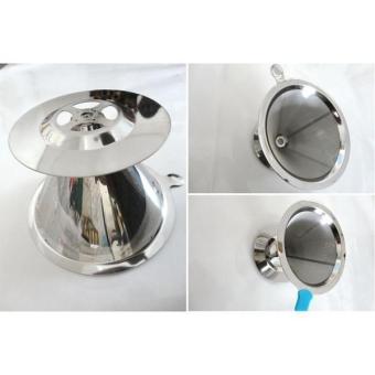 BolehDeals Stainless Pour Over Drip Mesh Coffee Tea Cone Filter Holder Maker #2 90mm - Intl July 2018 - 3 BolehDeals Stainless Pour Over Drip Mesh Coffee Tea Cone Filter Holder Maker #2 90mm - intl - 3